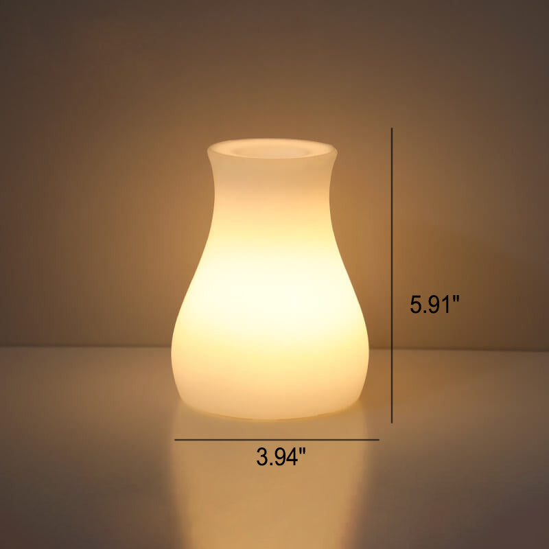 Frendorf | GeoGlow Kreative Geometrische LED Tischlampe | Batteriebetrieben & Fernbedienung | Nachtlicht & Dekoration