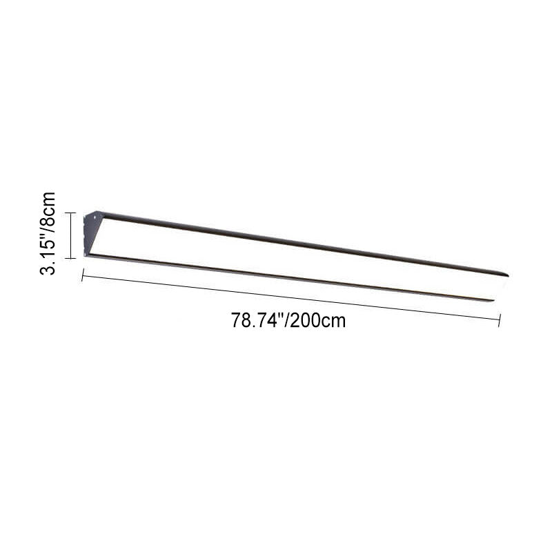 Frendorf | AquaBar Moderne LED Außenwandleuchte | Aluminium & Acryl | Langlebig & Wasserdicht | Warmweiß | Verschiedene Größen