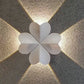Frendorf | Clovara LED Wandleuchte | Nordic Design | Wasserdicht | Vierblättriges Kleeblatt Aluminium Außenleuchte