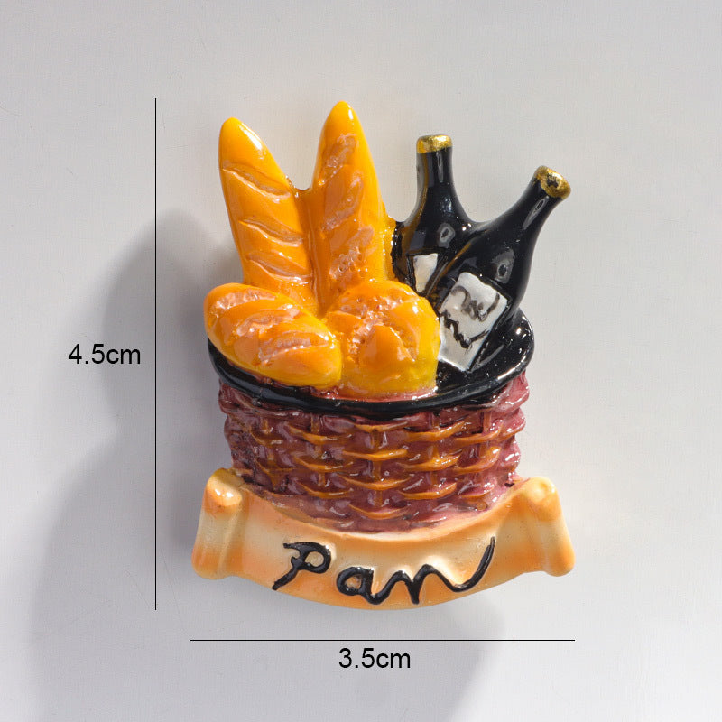 Frendorf | 3D-Simulation Magnet Kühlschrank Aufkleber