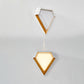 Creative Acrylic Heart Shield Diamond Shape LED Outdoor Waterproof Wall Sconce Lamp