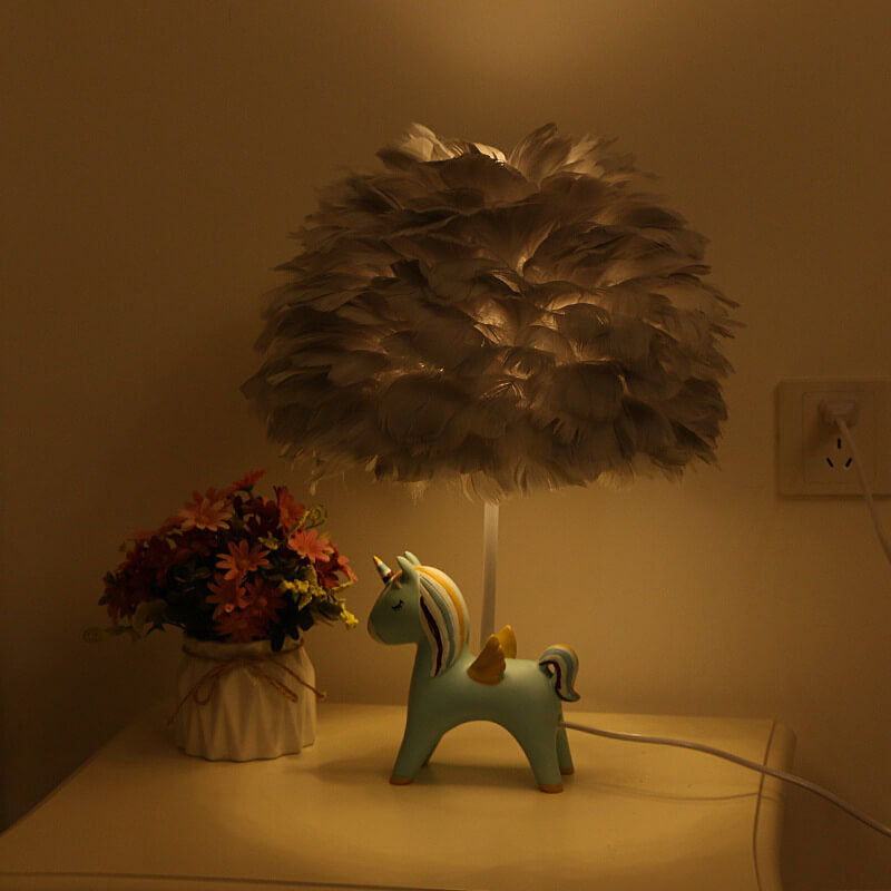 Frendorf | DreamaFeather Kinder Tischlampe | Kreatives Design | Einhorn & Tiermotive | Nachtlicht & Dekoration