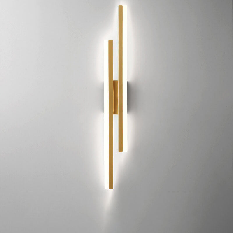 Frendorf | LuxLine Moderne LED Wandlampe | Minimalistisches Design | Eisen & Acryl | Dimmbares Licht