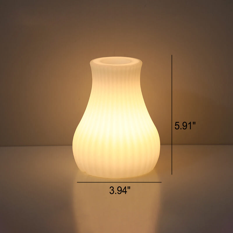 Frendorf | GeoGlow Kreative Geometrische LED Tischlampe | Batteriebetrieben & Fernbedienung | Nachtlicht & Dekoration