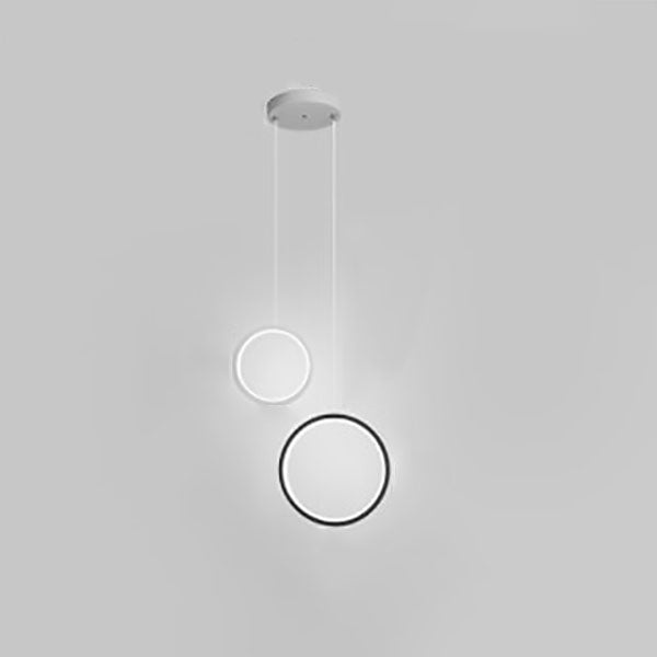 Modern Minimalist Runde Eisen Acryl LED Kronleuchter Für Schlafzimmer