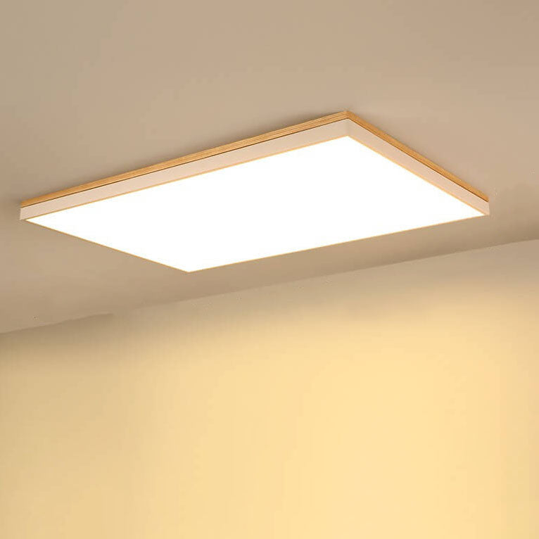 Frendorf | NordSphere LED Deckenleuchte | Nordic Design | Massivholz | Quadratisch & Rechteckig | Dimmbar | Warm- & Weißlicht