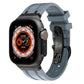 Frendorf | Luxus AP Metallkopf Schmetterlingsverschluss Silikonarmband für Apple Watch
