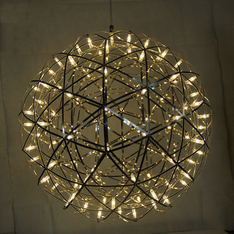 Frendorf | StarFlare LED Feuerwerk Pendelleuchte | Modernes Design | 12 bis 92 Lichtkugeln | Deko-Leuchte für Wohnzimmer & Esszimmer