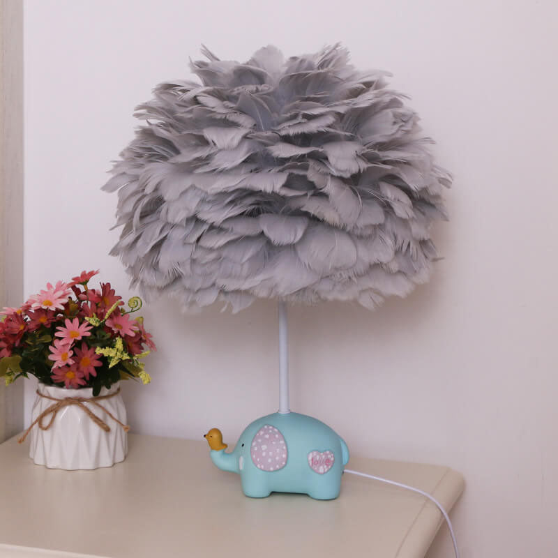 Frendorf | DreamaFeather Kinder Tischlampe | Kreatives Design | Einhorn & Tiermotive | Nachtlicht & Dekoration