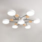Frendorf | NordLuxe Molekül Design LED Deckenleuchte | Skandinavischer Stil | Semi-Flush Mount | Wohnraumbeleuchtung