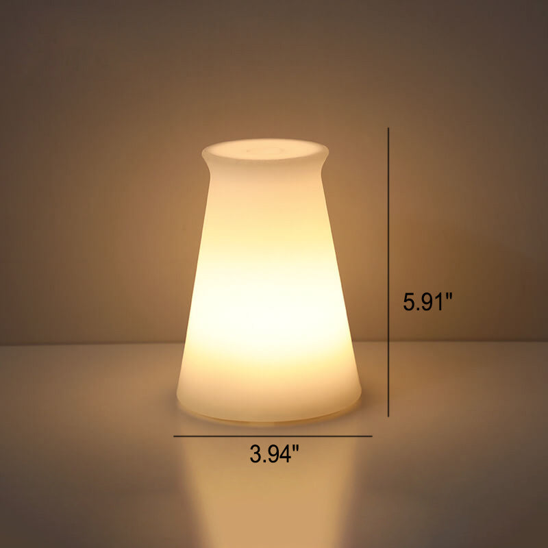 Frendorf | GeoGlow Kreative Geometrische LED Tischlampe | Batteriebetrieben & Fernbedienung | Nachtlicht & Dekoration