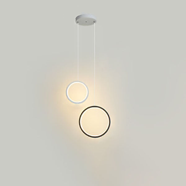 Modern Minimalist Runde Eisen Acryl LED Kronleuchter Für Schlafzimmer