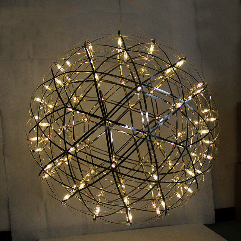 Frendorf | StarFlare LED Feuerwerk Pendelleuchte | Modernes Design | 12 bis 92 Lichtkugeln | Deko-Leuchte für Wohnzimmer & Esszimmer