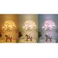 Frendorf | DreamaFeather Kinder Tischlampe | Kreatives Design | Einhorn & Tiermotive | Nachtlicht & Dekoration