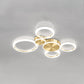 Frendorf | AurumGlow LED Deckenleuchte | Modernes Golden Circle Design | Acryl Flush Mount | Luxus Beleuchtung