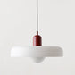 Frendorf |  Pendelleuchte aus farbigem Glas | Elegante Hängeleuchte im Bauhaus-Stil | Designlampe für Wohnzimmer & Esszimmer