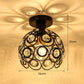 Frendorf | OrnaLux Goldene Luxus Ball Deckenleuchte | Exklusive LED-Beleuchtung | Modern | Elegante Flurbeleuchtung