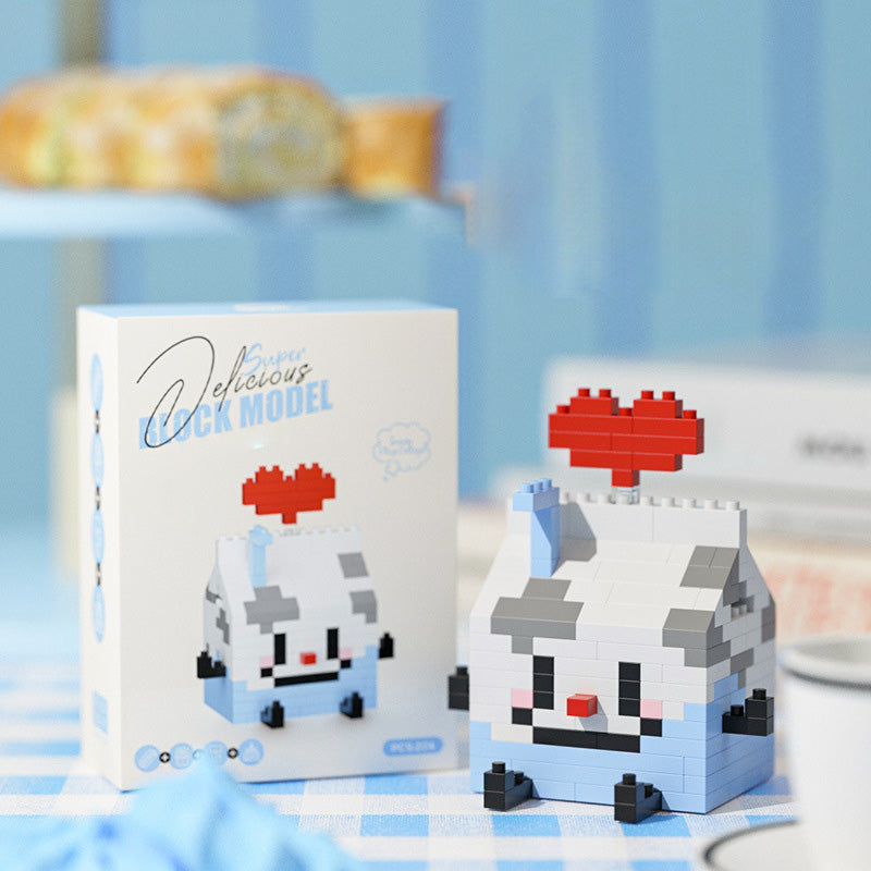 Miniset mit Bausteinen
