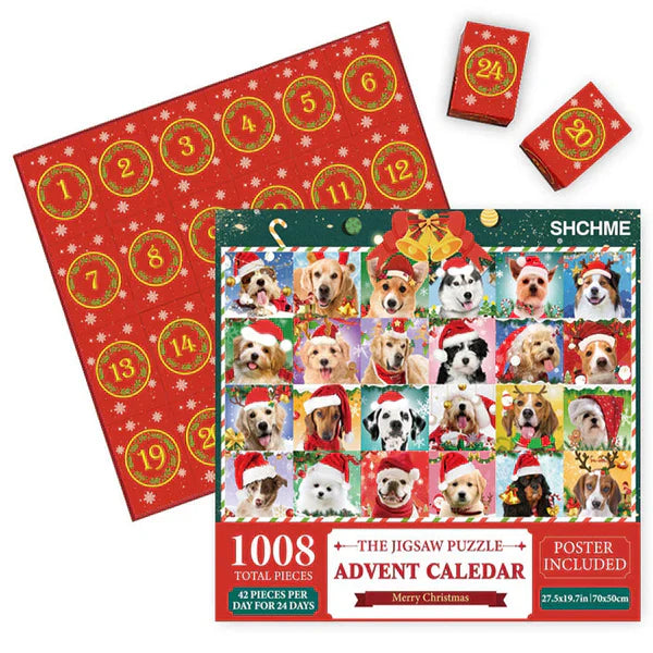 Frendorf | Weihnachts-Puzzle-Adventskalender Blind Box 24 Teile