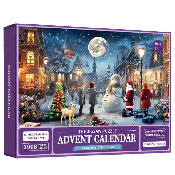Frendorf | Weihnachts-Puzzle-Adventskalender-Blindbox 24 Teile