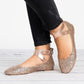 Frendorf | Frauen Pu Nubuck Flache Freizeit Ballerina Schuhe