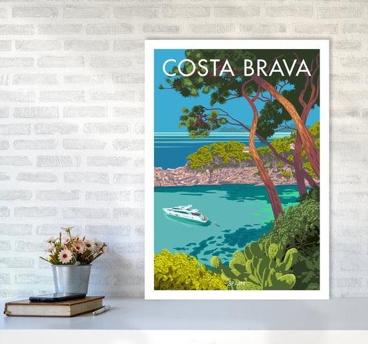 Costa Brava Reise Kunstdruck