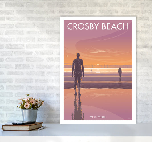Crosby Beach Reise Kunstdruck