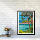 Costa Brava Reise Kunstdruck