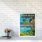 Costa Brava Reise Kunstdruck
