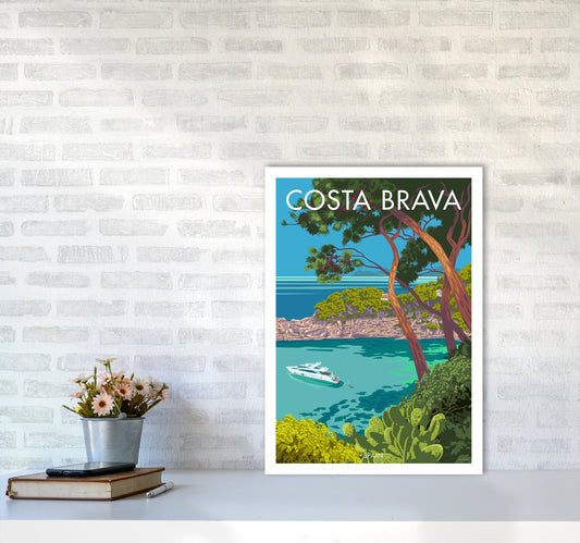 Costa Brava Reise Kunstdruck