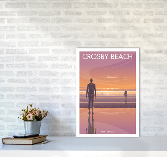 Crosby Beach Reise Kunstdruck