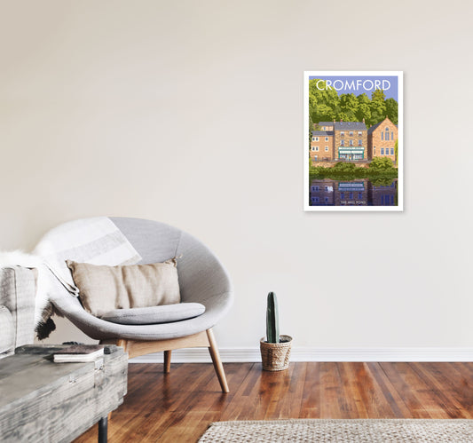 Cromford Derbyshire Reise Kunst Druck