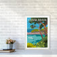 Costa Brava Reise Kunstdruck