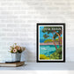 Costa Brava Reise Kunstdruck
