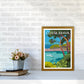Costa Brava Reise Kunstdruck