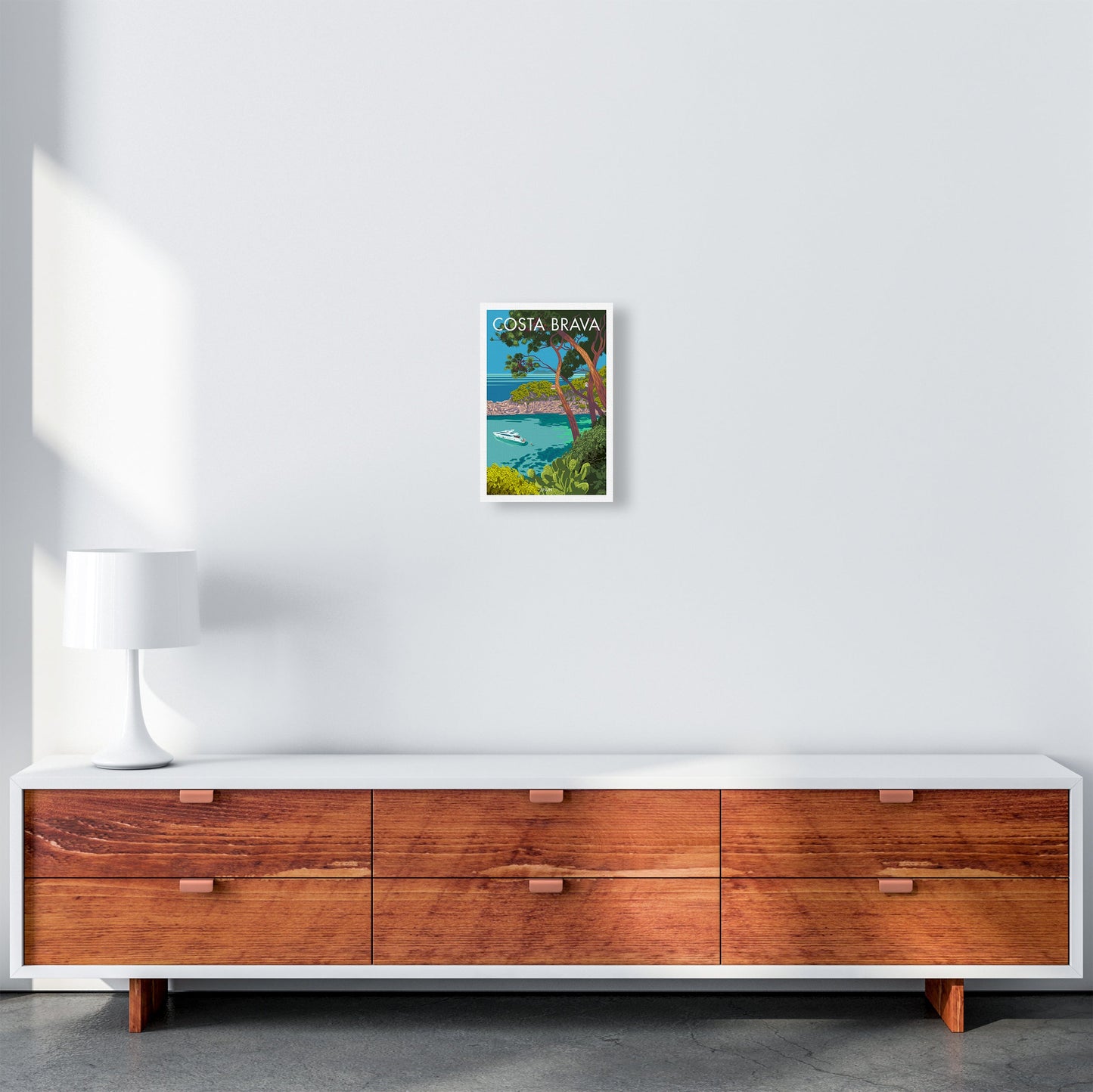 Costa Brava Reise Kunstdruck