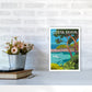 Costa Brava Reise Kunstdruck