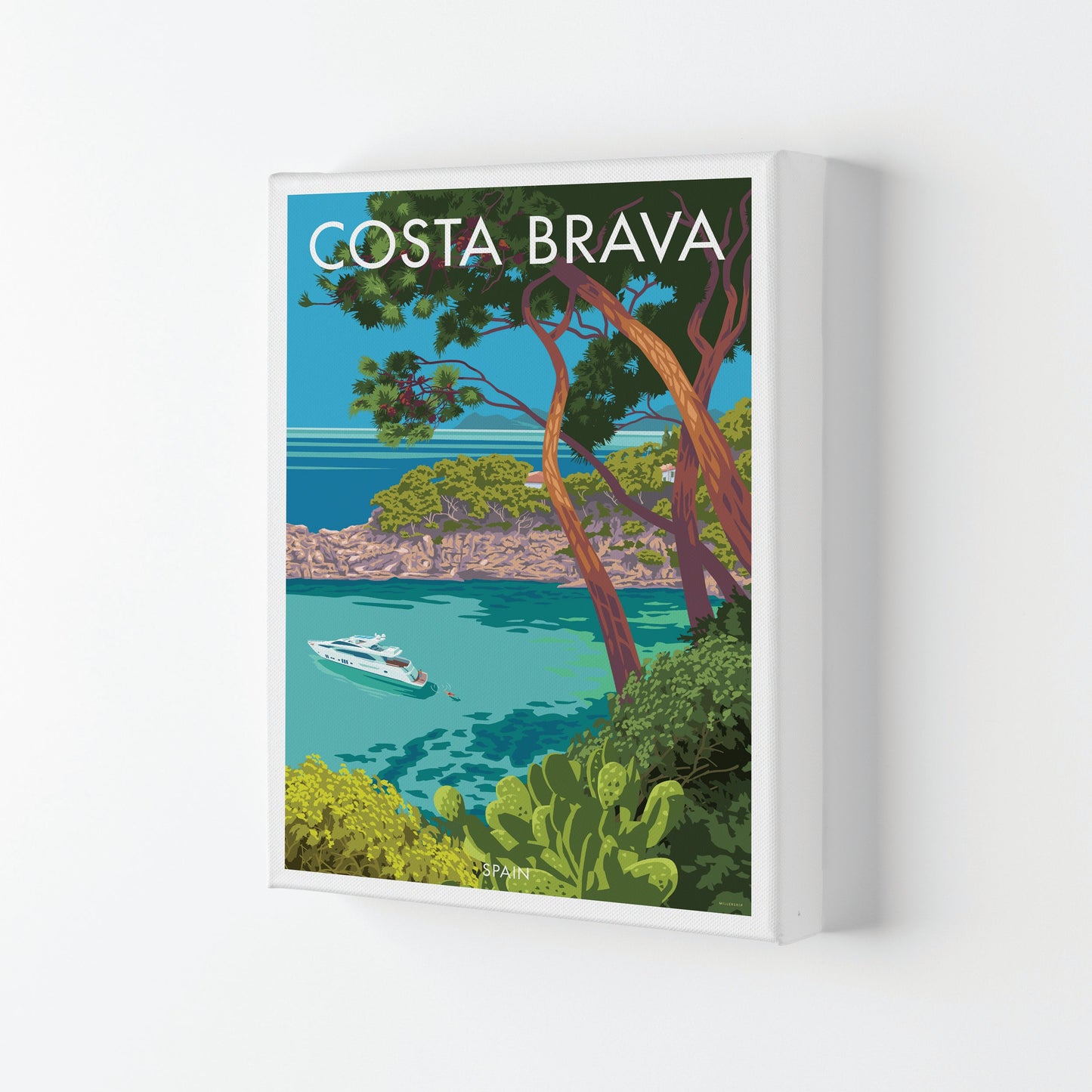 Costa Brava Reise Kunstdruck