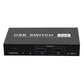 Frendorf | 2x4 USB Schalter 2 Port PCs Teilen 4 Geräte für Drucker Tastatur Maus Monitor