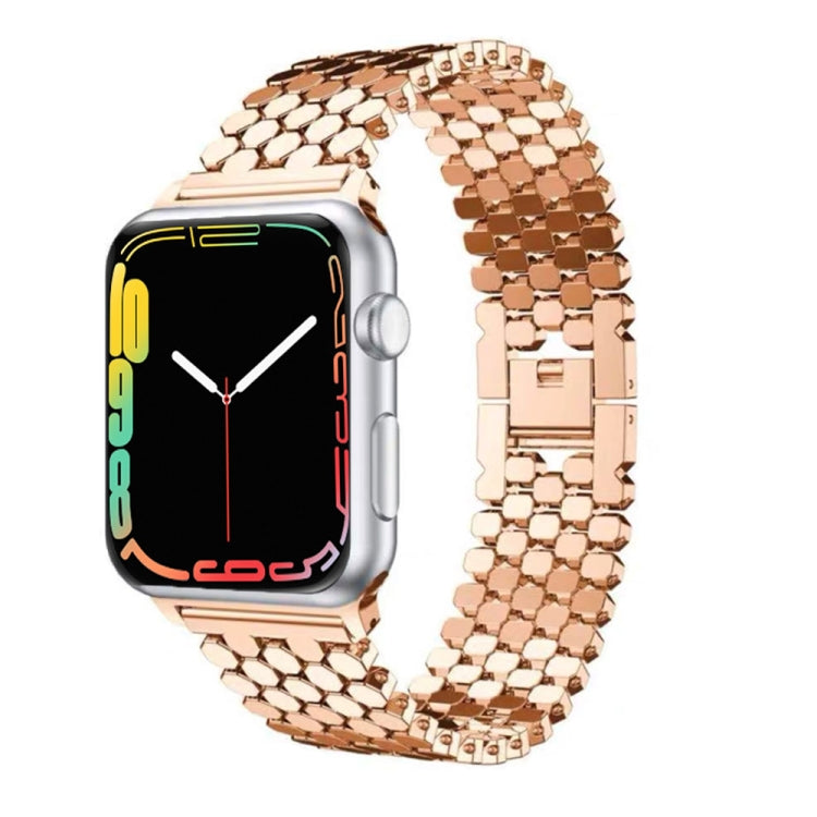 Frendorf | Für Apple Watch Series 7 41mm / 6 & SE & 5 & 4 40mm / 3 & 2 & 1 38mm Honigwaben Edelstahlarmband (silber)