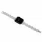Frendorf | Für Apple Watch Series 7 41mm / 6 & SE & 5 & 4 40mm / 3 & 2 & 1 38mm Diamant Edelstahl Uhrenband (Silber)