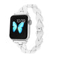 Frendorf | Für Apple Watch Series 7 41mm / 6 & SE & 5 & 4 40mm / 3 & 2 & 1 38mm Diamant Edelstahl Uhrenband (Silber)