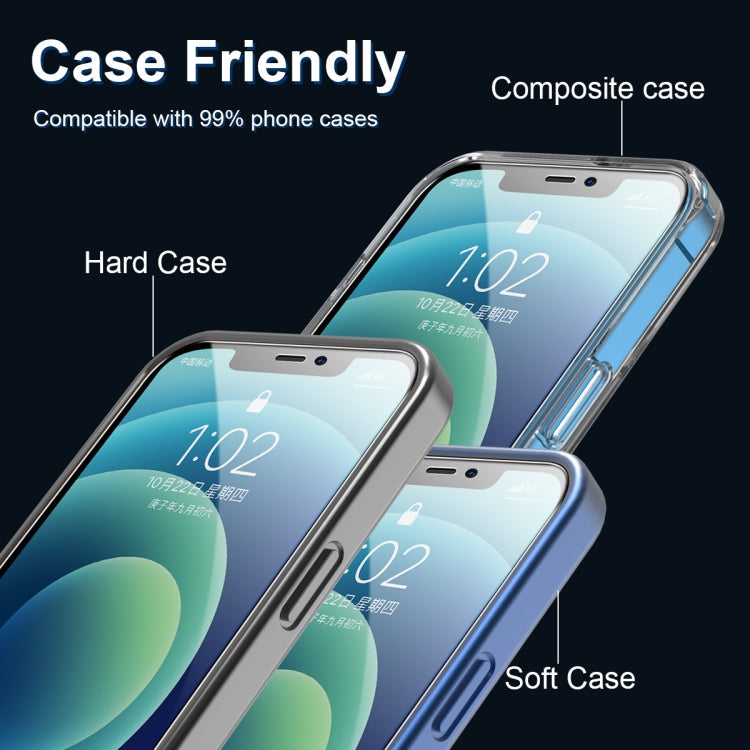 Frendorf | Für iPhone 12 Pro Max 5 Stück ENKAY Hat-Prince Vollkleber 0,26 mm 9H 2,5D Gehärtetes Glas Vollständige Abdeckung Folie