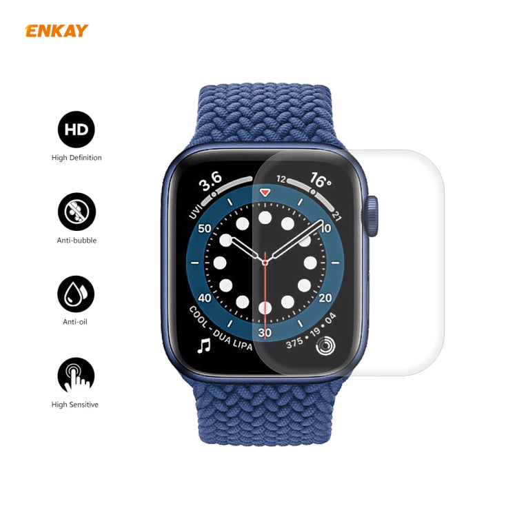Frendorf | 10 PCS Für Apple Watch Series 6/5/4/SE 40mm ENKAY Hat-Prince 3D Vollbild PET Gebogene Heiße Biegung HD Bildschirm-Schutzfolie (Transparent)