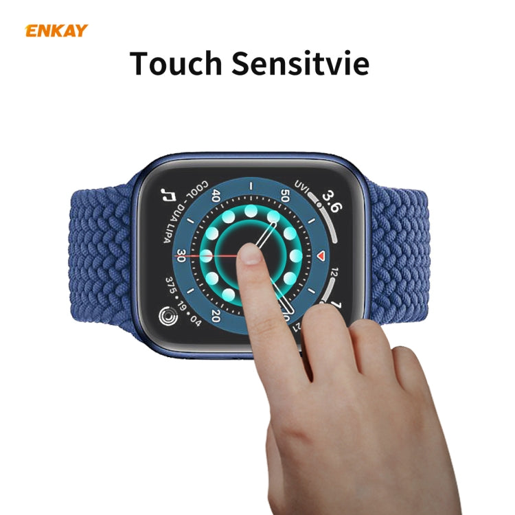 Frendorf | 10 PCS Für Apple Watch Series 6/5/4/SE 40mm ENKAY Hat-Prince 3D Vollbild PET Gebogene Heiße Biegung HD Bildschirm-Schutzfolie (Transparent)
