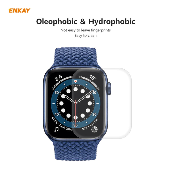 Frendorf | 10 PCS Für Apple Watch Series 6/5/4/SE 40mm ENKAY Hat-Prince 3D Vollbild PET Gebogene Heiße Biegung HD Bildschirm-Schutzfolie (Transparent)