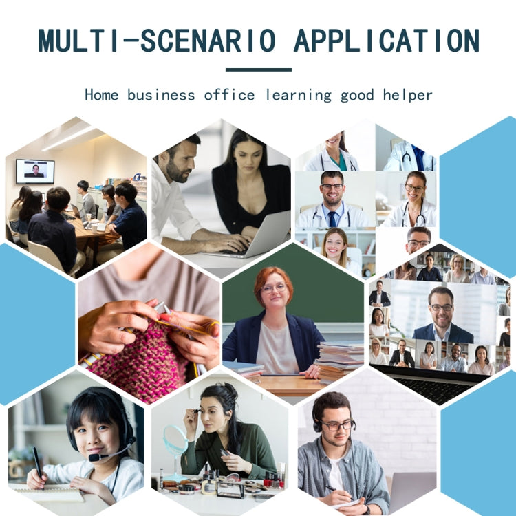 Frendorf | B1 4 Millionen Pixel 2K Auflösung HD 1080P 360 Grad Rotation Webcam mit Mikrofon & Stativ