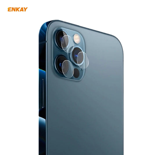Frendorf | 1 Set Für iPhone 12 Pro / 12 Pro Max ENKAY Hat-Prince 0.2mm 9H 2.15D Runde Kante Rückkamera Linsen Gehärtetes Glas Film 3pcs/Set