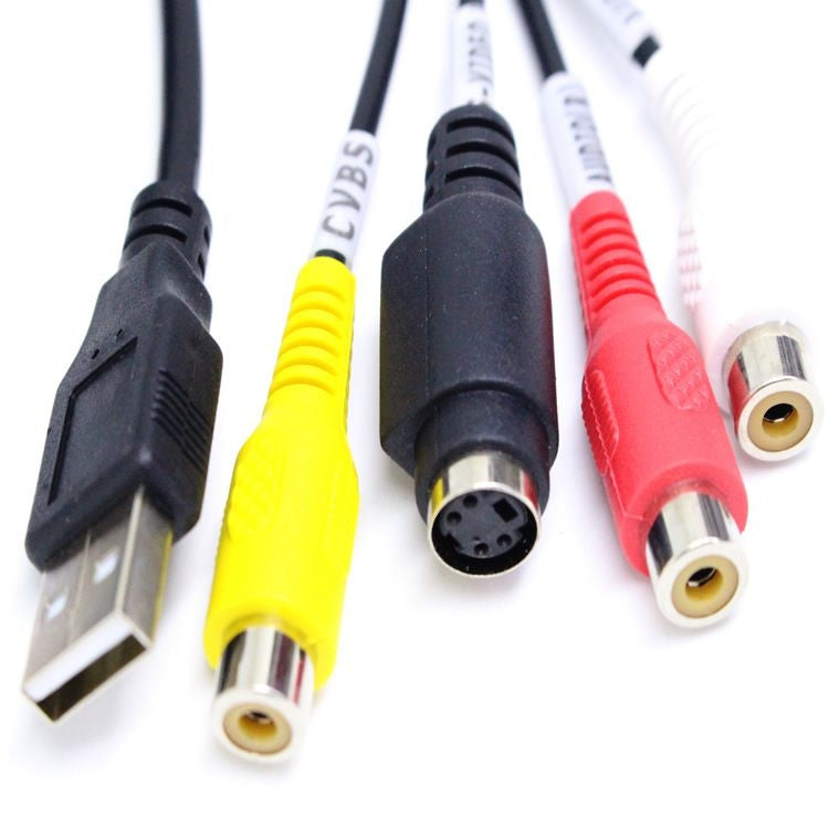 Frendorf | USB zu RCA Kabel 60+ Unterstützt Vista 64 / Win 7 / Win 8 / Win 10 / Mac OS