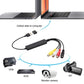 Frendorf | USB zu RCA Kabel 60+ Unterstützt Vista 64 / Win 7 / Win 8 / Win 10 / Mac OS